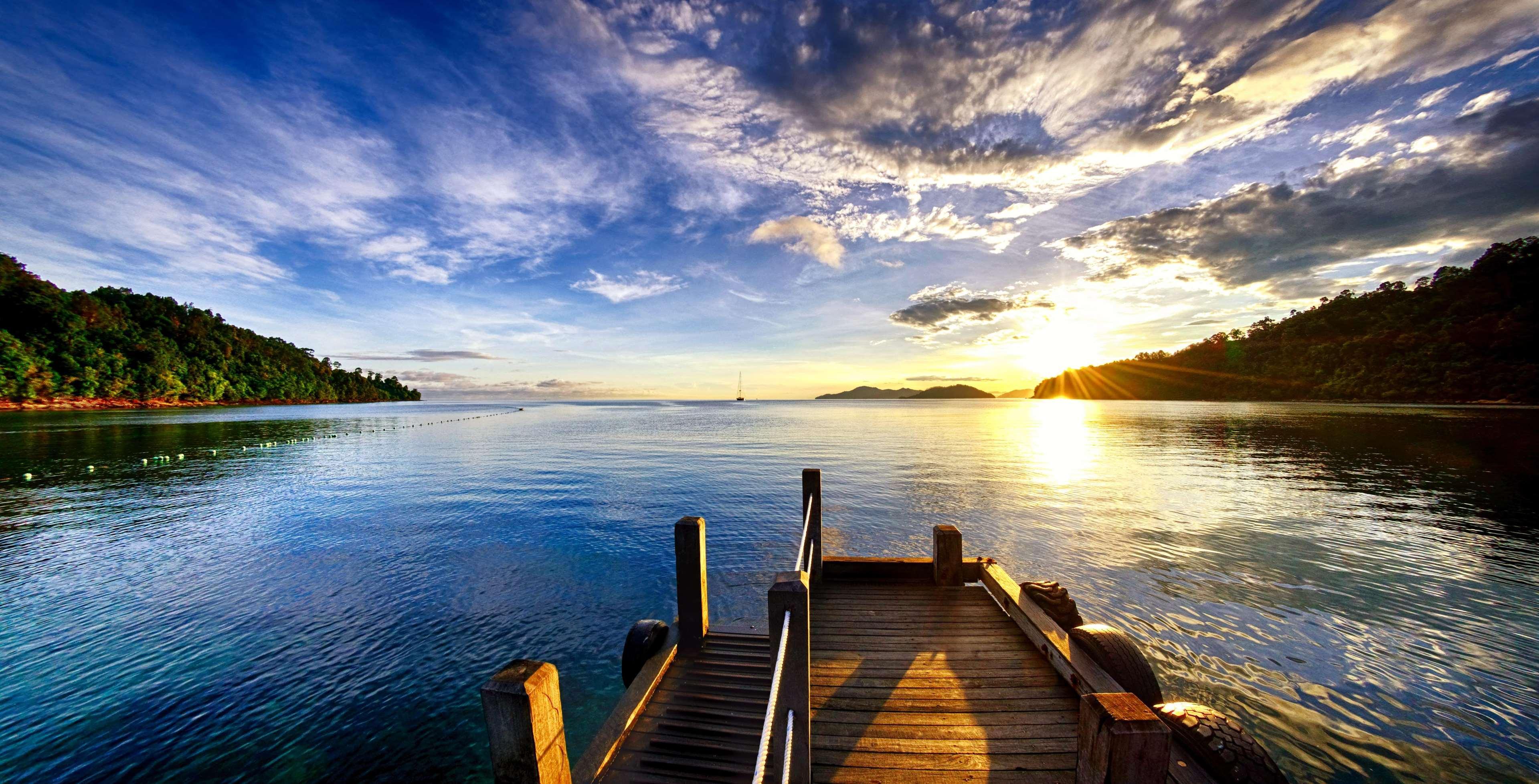Bunga Raya Island Resort & Spa Gaya Island Esterno foto