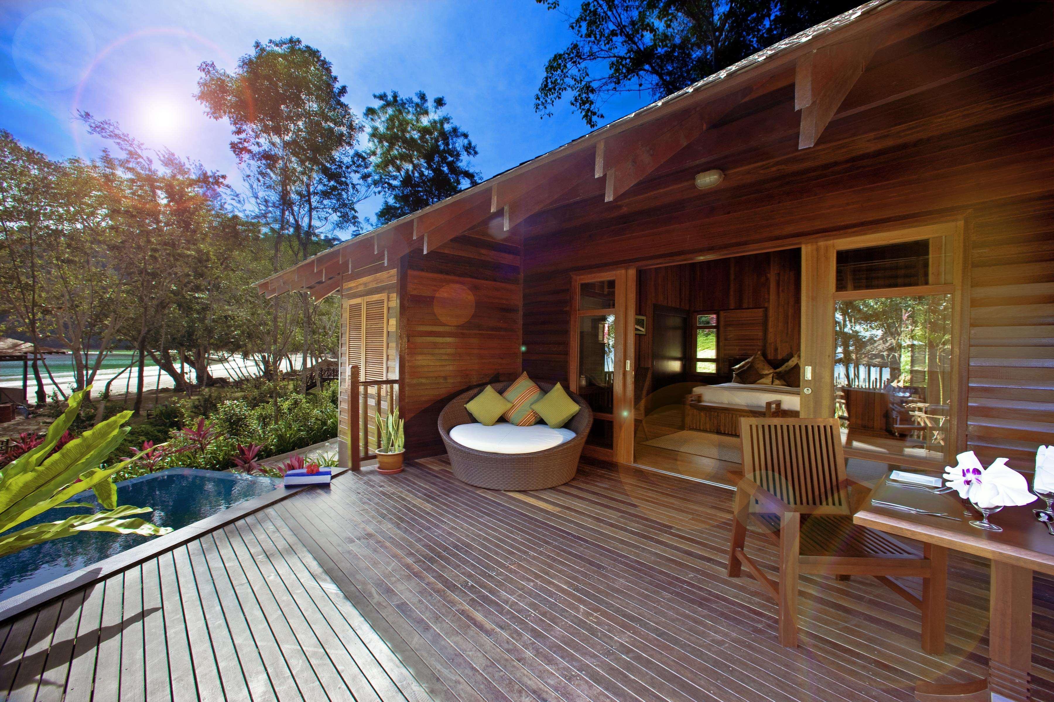 Bunga Raya Island Resort & Spa Gaya Island Esterno foto